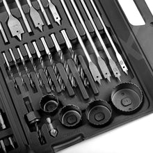Load image into Gallery viewer, TOPEX 204PC Combination Titanium Drill Bit Set Screw Bits for Metal Wood Masonry