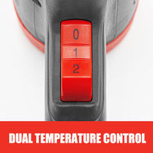 Load image into Gallery viewer, TOPEX Heat Gun Hot Air Heating Tool Kit Dual Speed w/ 5 Accessories Storage Case