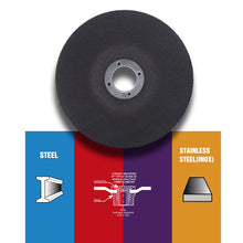 Load image into Gallery viewer, TOPEX 25PCS 125x 6.0x 22.23mm Grinding Discs Wheels Steel Inox Angle Grinder
