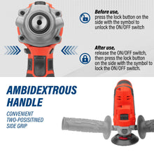 Load image into Gallery viewer, TOPEX 12V Cordless Polisher Lithium-Ion LED Torch w/ Battery &amp; Charger
