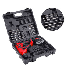 Load image into Gallery viewer, TOPEX 20V Max Lithium Cordless Rotary Hammer Drill Kit w/Battery Charger Bits