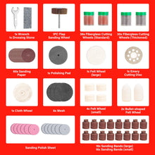 Load image into Gallery viewer, TOPEX 239pcs Rotary Tool Accessory Kit Mini Grinding Polishing Shank Craft Bit Set