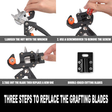 Load image into Gallery viewer, KOZYARD Garden Grafting Tool Set Kit Fruit Tree Pro Pruning Shears Scissor Cutting Tools
