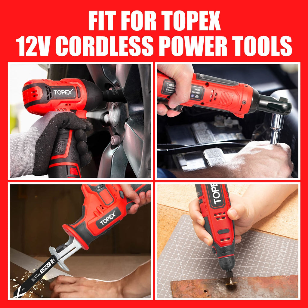 TOPEX 12V Battery & Charger