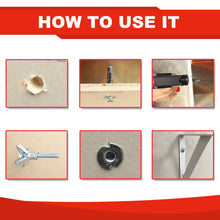 Load image into Gallery viewer, TOPEX 41 Pieces Hollow Wall Anchor Fixing Setting Tool Kit