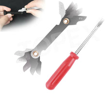 Load image into Gallery viewer, TOPEX 40 PCs Metric Tap and Die Set Screw Thread Drill Kit Pitch Gauge M3-M12