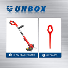 Load image into Gallery viewer, TOPEX 20V Cordless Grass Trimmer,2-in-1 Weed Trimmer/Edger Lawn Tool Lightweight Skin Only without Battery