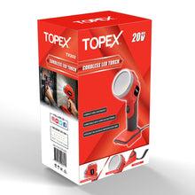 Load image into Gallery viewer, TOPEX 20V LED Light 300 Lumen Lightweight LED Torch Skin Only without Battery