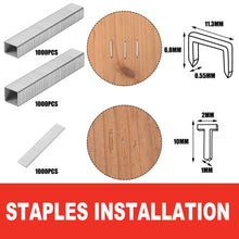 Load image into Gallery viewer, TOPEX 4V 2in1 Cordless Electric Stapler Tacker Nail Gun Li-Ion 3K Staples Nails