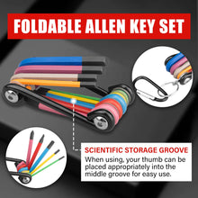 Load image into Gallery viewer, TOPEX 38Pcs Allen Key Set Hex Key Allen Wrench Folding Hex Key Ball End Metric/SAE/Star