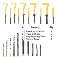 Load image into Gallery viewer, MasterSpec 138PCS HSS Thread Repair Kit Metric