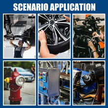 Load image into Gallery viewer, TOPEX 7-piece socket adaptor set 1/4&quot; 3/8&quot; and 1/2&quot; universal joint socket adaptor