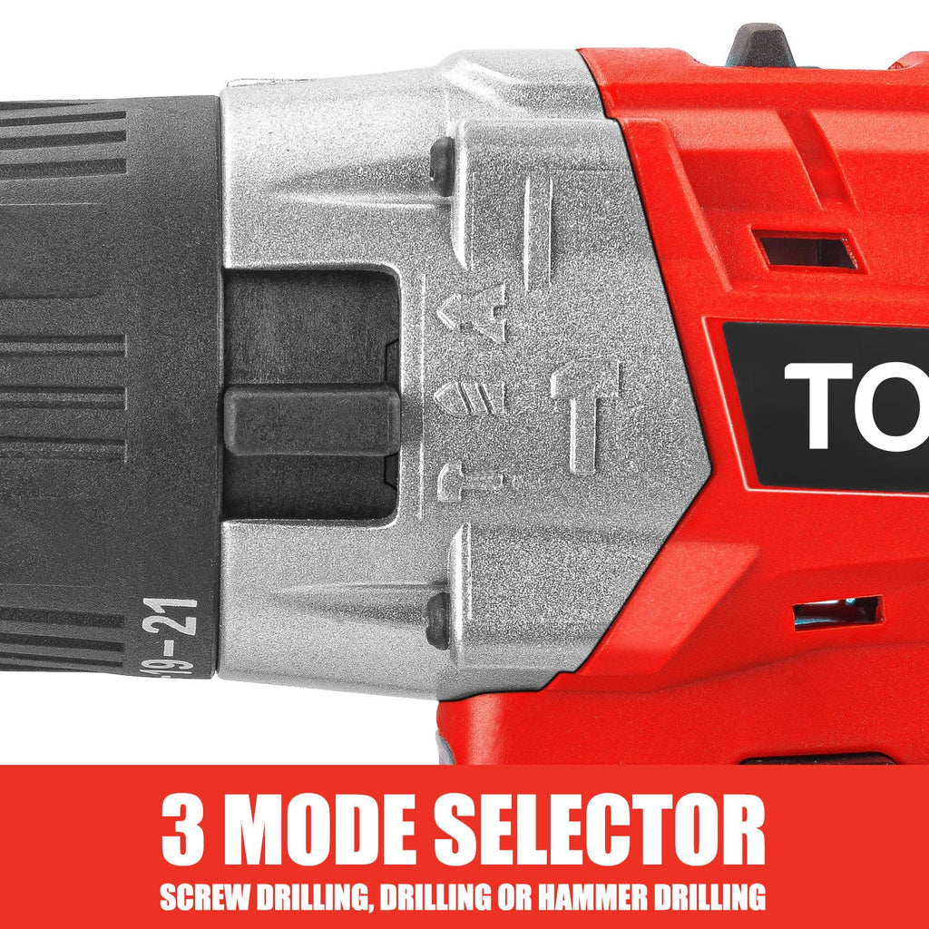 TOPEX Cordless Drill Driver Impact Hammer drill (Skin)