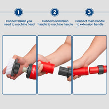 Load image into Gallery viewer, TOPEX 20V Cordless Power Scrubber With Extension Long Handle &amp; 4 Replaceable Brush Heads,2 Speeds Power Scrubber Brush