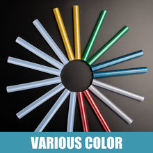 Load image into Gallery viewer, TOPEX 120pce Glue Sticks, 1.1x10cm Hot Melt Glue Stick Adhesive Craft Stick Glue Gun Various Color