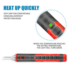 Load image into Gallery viewer, TOPEX 4V Max Cordless Soldering Iron with Rechargeable Lithium-Ion Battery