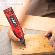 Load image into Gallery viewer, TOPEX 12V Cordless Rotary Tool Speed 5000-25000rpm Carving tool Set Grinding tool Kit - Skin Only