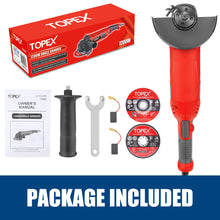 Load image into Gallery viewer, TOPEX 1200W Angle Grinder Heavy Duty 125mm 5&quot; Angle Grinder w/ Cutting Disc