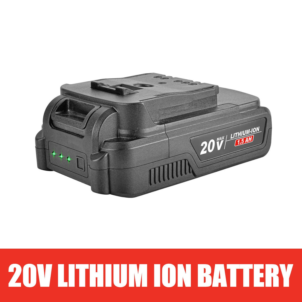 TOPEX 20V Cordless Air Compressor Car Tyre Inflator w/Digital Pressure Gauge LED Light