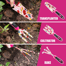 Load image into Gallery viewer, Monika Pink Power Tool Combo Set Cordless Drill Driver Rechargeable Screwdriver ELectric Cutter w/ 159PCS Household Tool Set &amp; 20PCS Gardening Kit