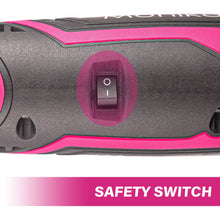 Load image into Gallery viewer, Monika 12V Cordless Rotary Tool Pink Variable Speed Engraver Grinder Multi Accessories