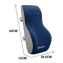 Load image into Gallery viewer, Stelive Ergonomic Back Cushion Lumbar Support Cushion Memory Foam Back Support Orthopedic Backrest Support Pillow w/ Adjustable Straps
