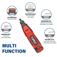 Load image into Gallery viewer, TOPEX 12V Cordless Power Tool Kit Polisher Rotary Tool