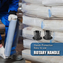 Load image into Gallery viewer, MasterSpec Clear Plastic Stretch Wrap Film, 50cm x 400m Durable Packing Moving Packaging Heavy Duty Shrink Film 25U with Plastic Rotary Handle