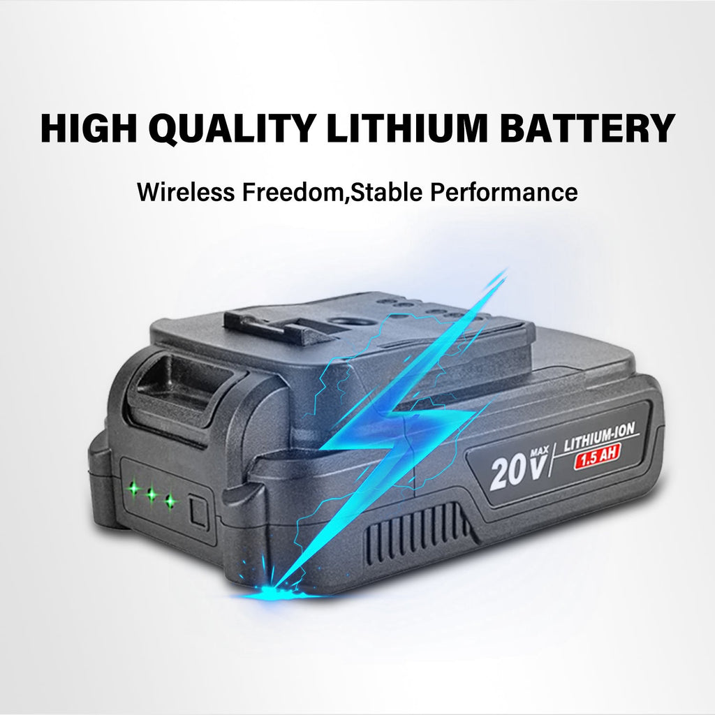 TOPEX 20V Cordless Handheld Vacuum Cleaner for Home & Car w/ Battery & Charger