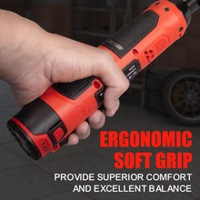 Load image into Gallery viewer, TOPEX 3/8&quot; 12V Cordless Electric Ratchet Wrench 45NM/33.2ft-lbs 300RPM Variable Speed &amp; LED Light