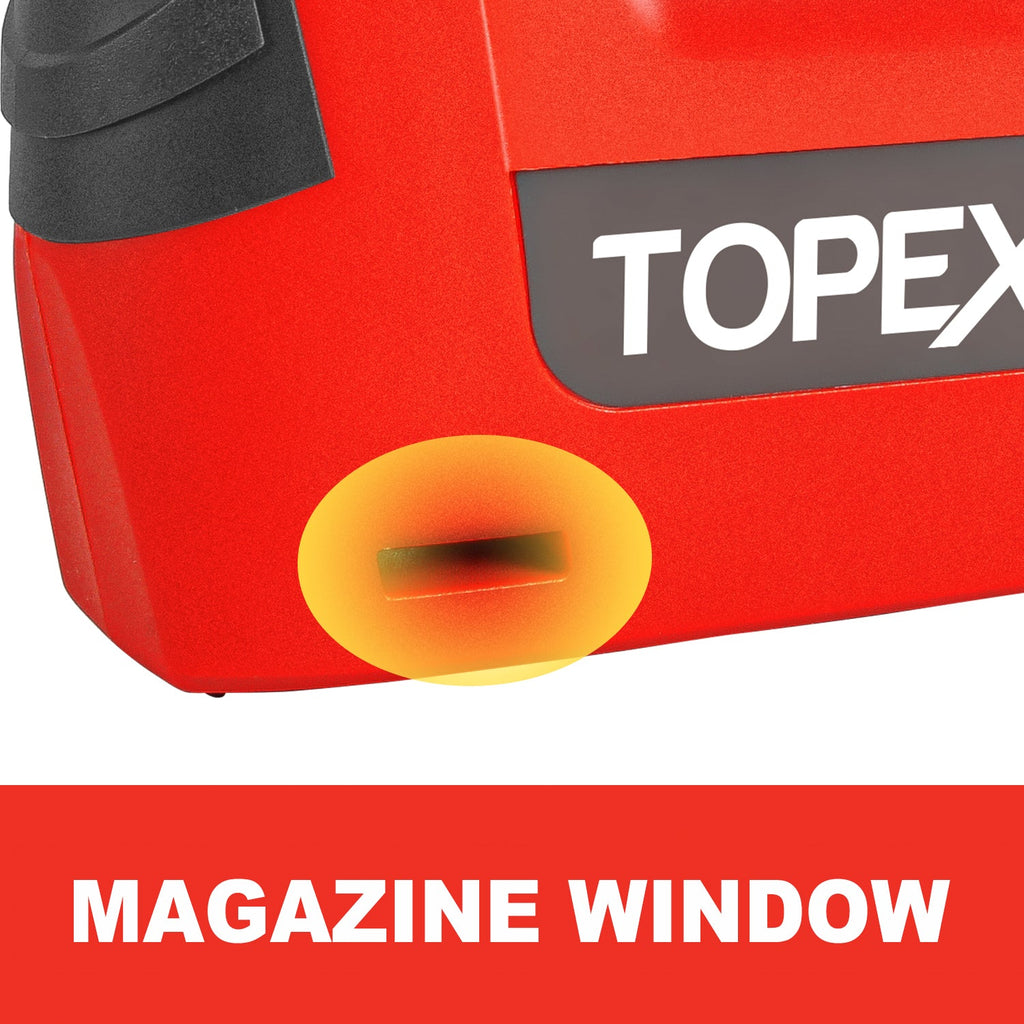 TOPEX 4V 2in1 Cordless Electric Stapler Tacker Nail Gun Li-Ion 3K Staples Nails