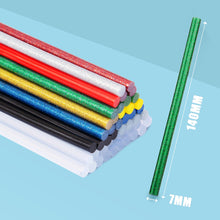 Load image into Gallery viewer, TOPEX 200pce Glue Stick Hot Melt Glue Stick Adhesive Craft Stick Glue Gun 7 X 140MM Various Color