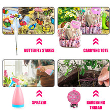 Load image into Gallery viewer, Monika Pink Tool Combo Portable Household Tool Set &amp; Gardening Tool Kit