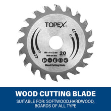 Load image into Gallery viewer, TOPEX 12V Max Cordless Circular Saw 85 mm Compact Lightweight [Skin only]