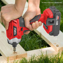Load image into Gallery viewer, TOPEX Cordless Impact Driver 1/4&quot; Hex Drive Skin Only Battery &amp; Charger Not Included
