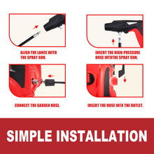 Load image into Gallery viewer, TOPEX 1600W Pressure Washer High-pressure cleaner, Adjustable spray gun
